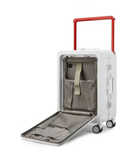 Valise Cabine Aluminium Premium  – USB, Sécurité TSA