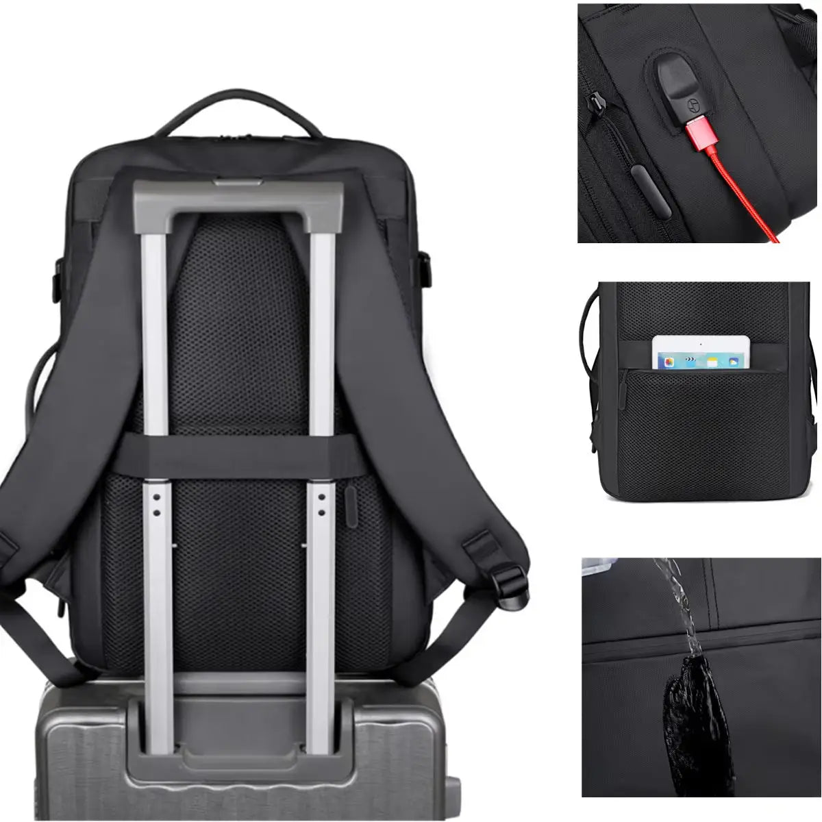 SAC À DOS BUSINESS & VOYAGE – GRANDE CAPACITÉ, SÉCURISÉ & CONNECTÉ
