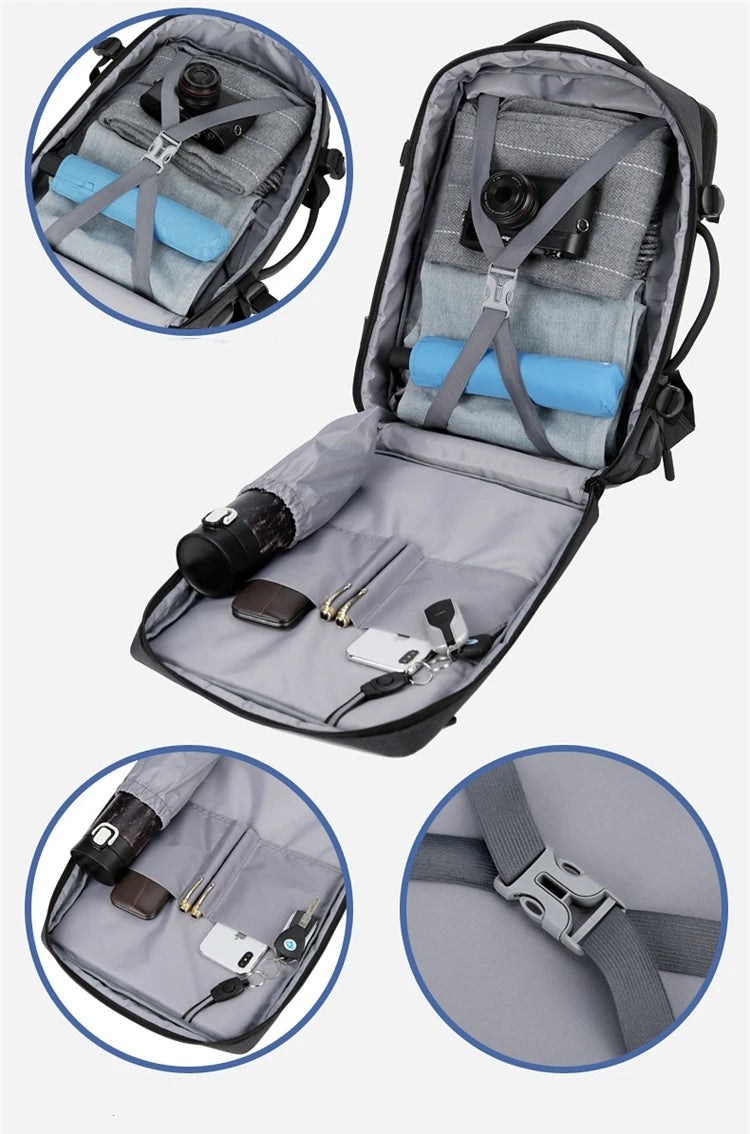 SAC À DOS VOYAGE & BUSINESS – GRANDE CAPACITÉ, SÉCURISÉ & CONNECTÉ