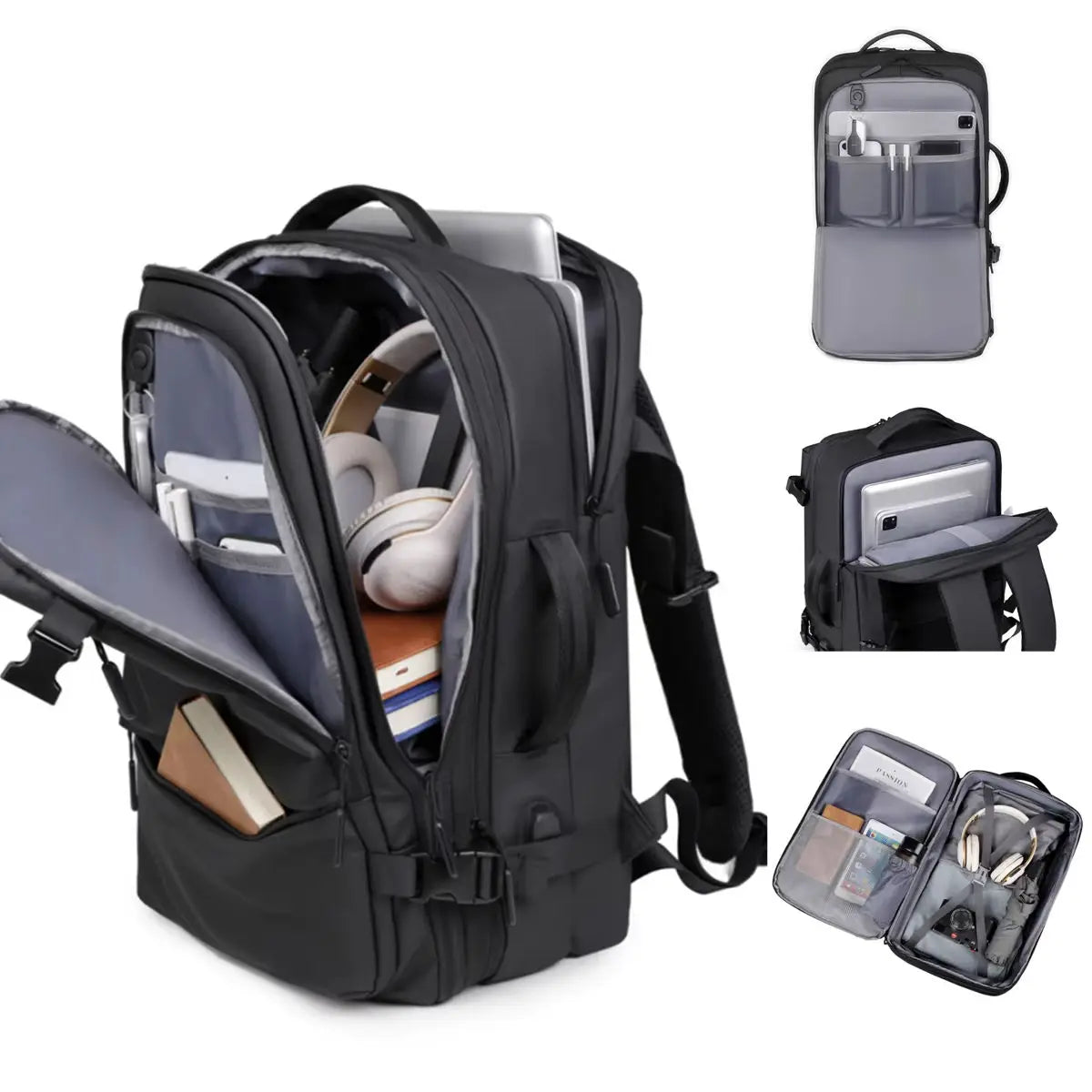SAC À DOS BUSINESS & VOYAGE – GRANDE CAPACITÉ, SÉCURISÉ & CONNECTÉ