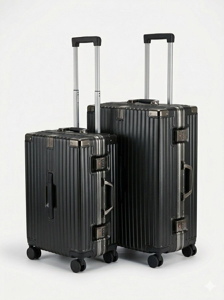 Set Valises 2 Pièces en Aluminium Premium – Ultra Résistantes & Sécurisées