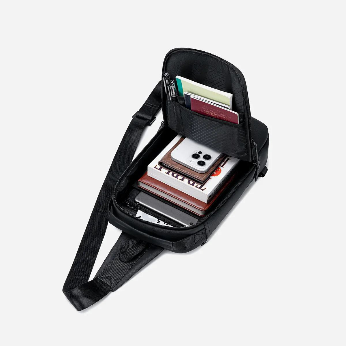 Sac Sling Premium – Sécurité, Style & Organisation en Mouvement