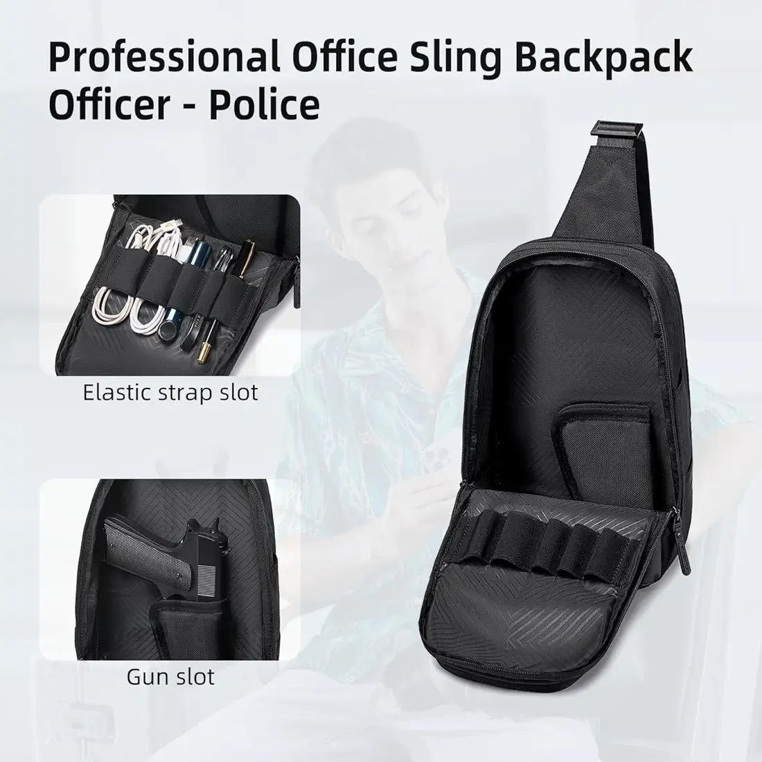 Sac Sling Premium – Sécurité, Style & Organisation en Mouvement
