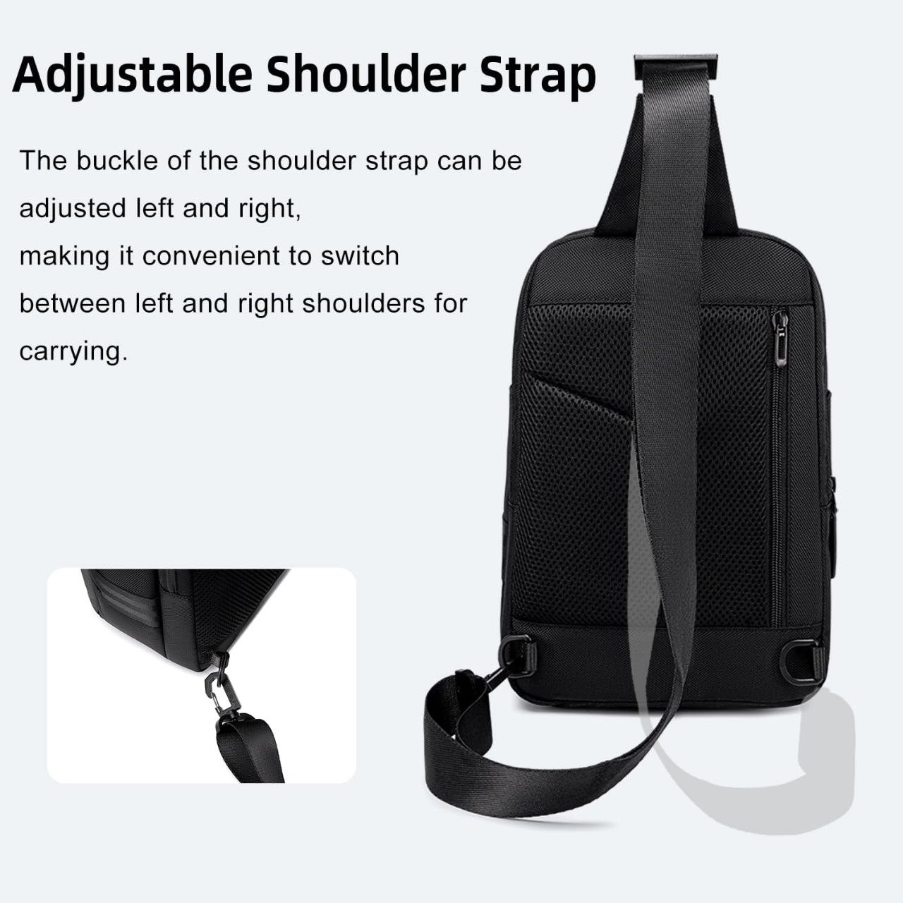 Sac Sling Premium – Sécurité, Style & Organisation en Mouvement