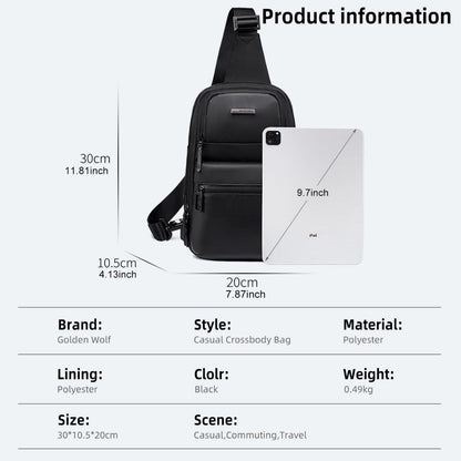 Sac Sling Premium – Sécurité, Style & Organisation en Mouvement