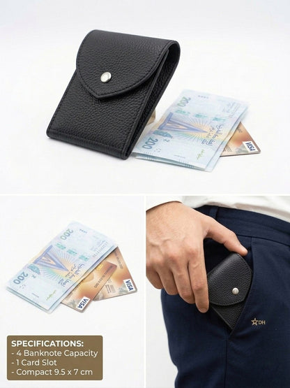 PORTEFEUILLE EN CUIR – MINIMALISTE & ÉLÉGANT